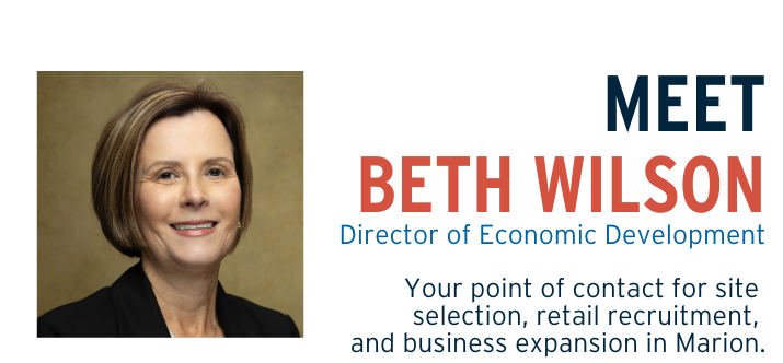 Professional headshot of Beth Wilson, Director of Economic Development for the City of Marion, Arkansas.