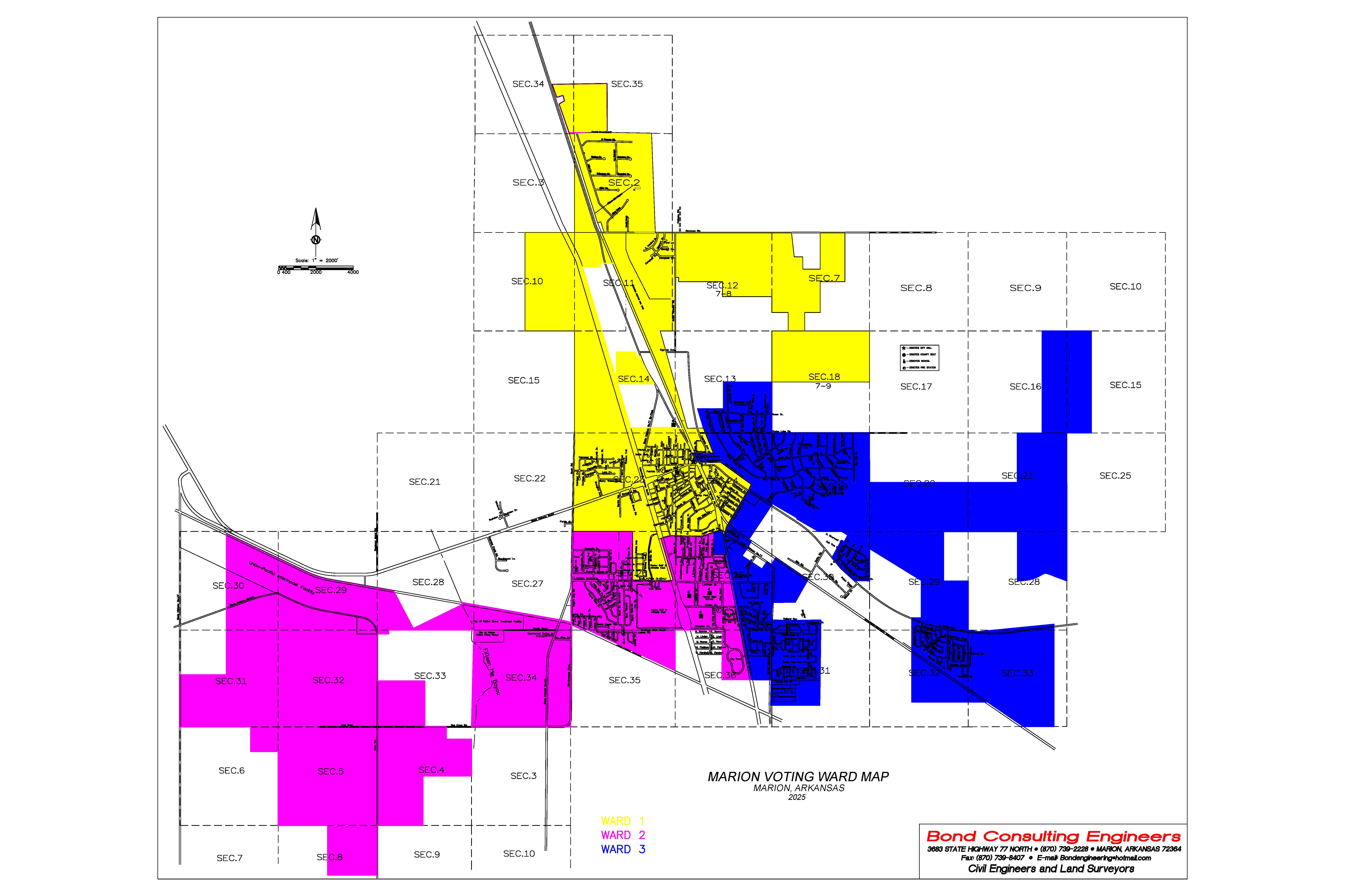 City of Marion Ward Map