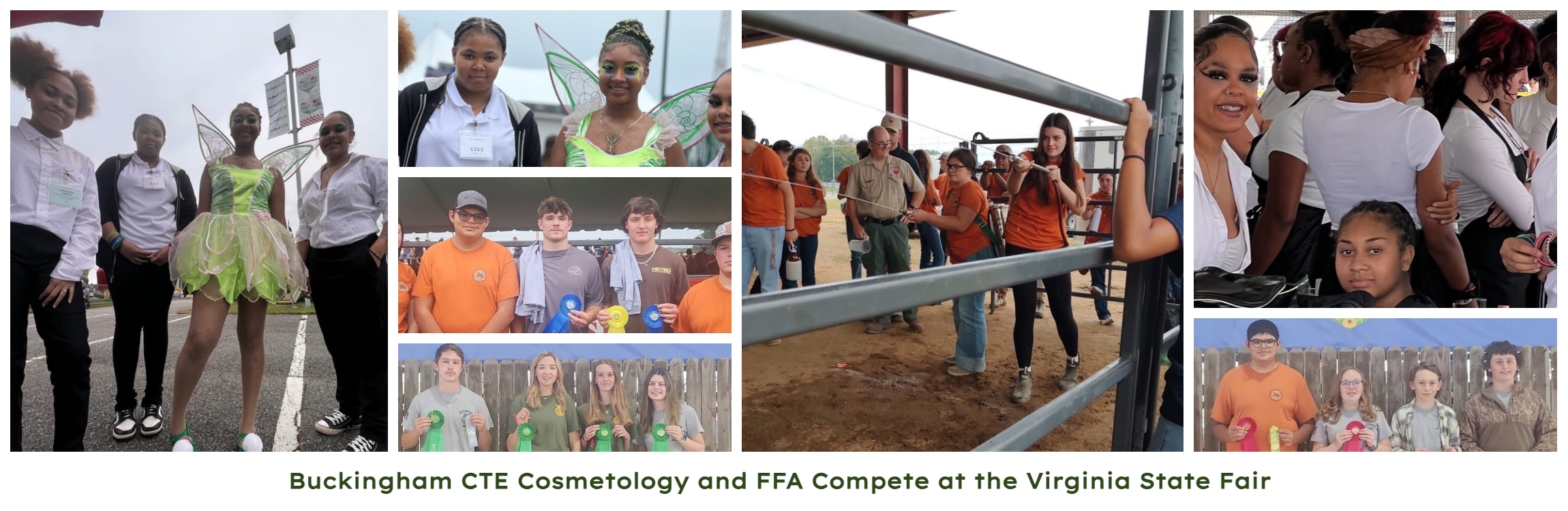 Buckingham CTE Cosmetology and FFA Compete at the Virginia State Fair