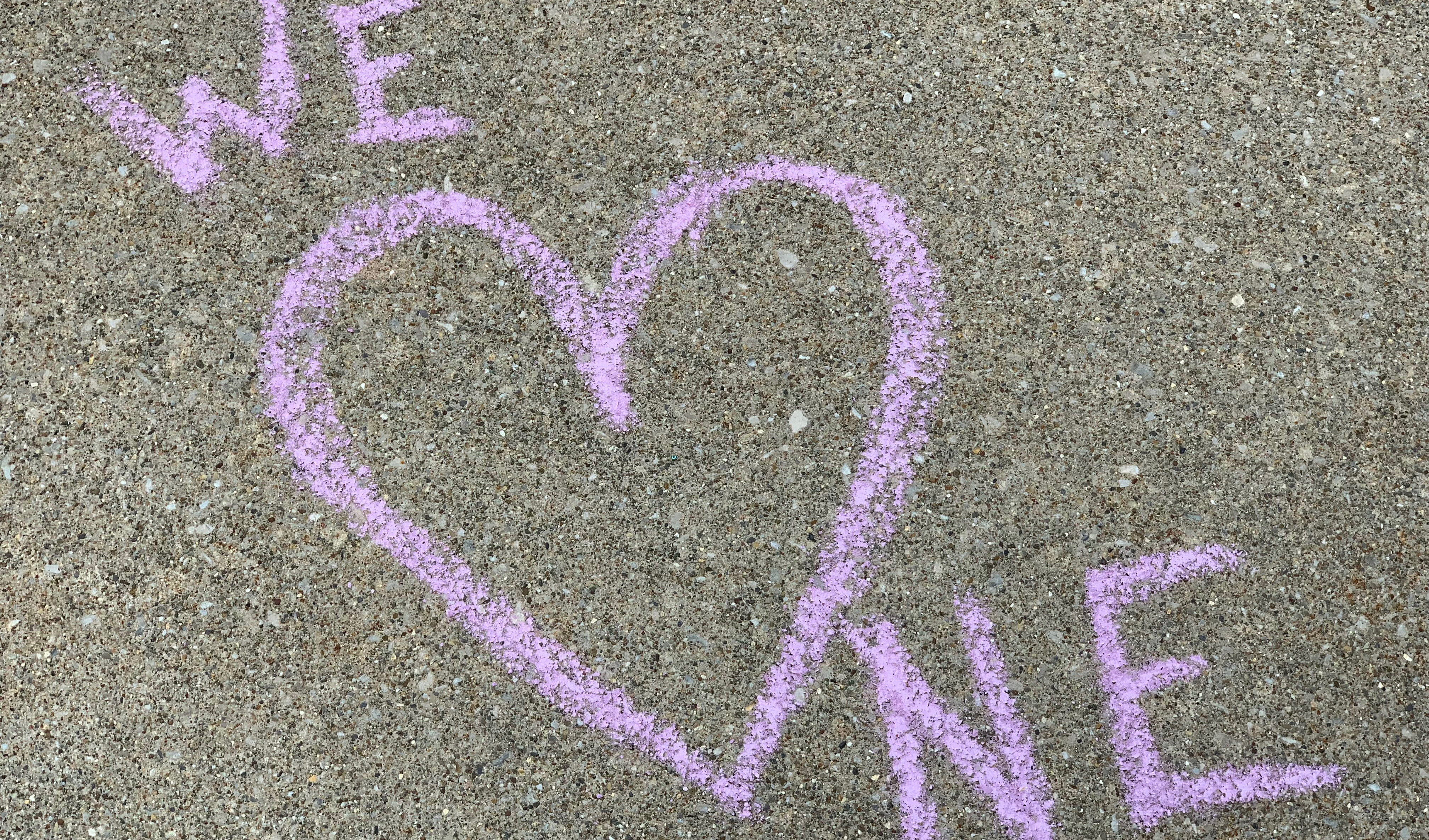 we love Northeast in sidewalk chalk