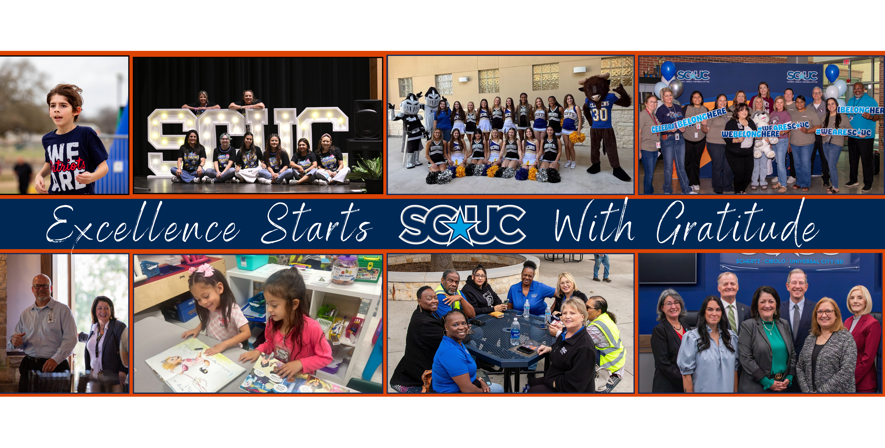 SCUC Banner of School Board, Staff and Students