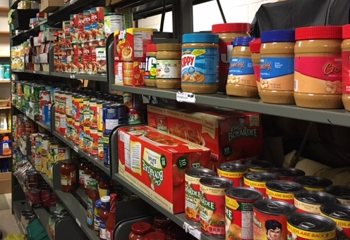 Pantry shelves