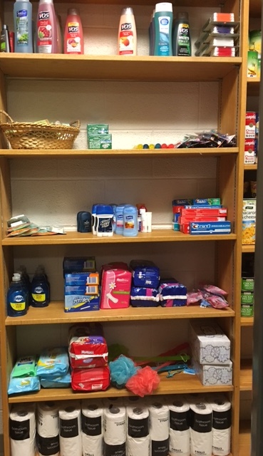 Pantry shelves