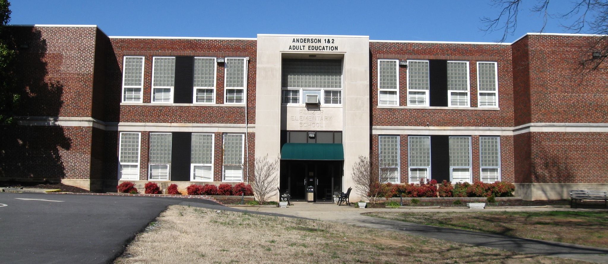 The outside of the Anderson 1 &amp; 2 Adult Education Building