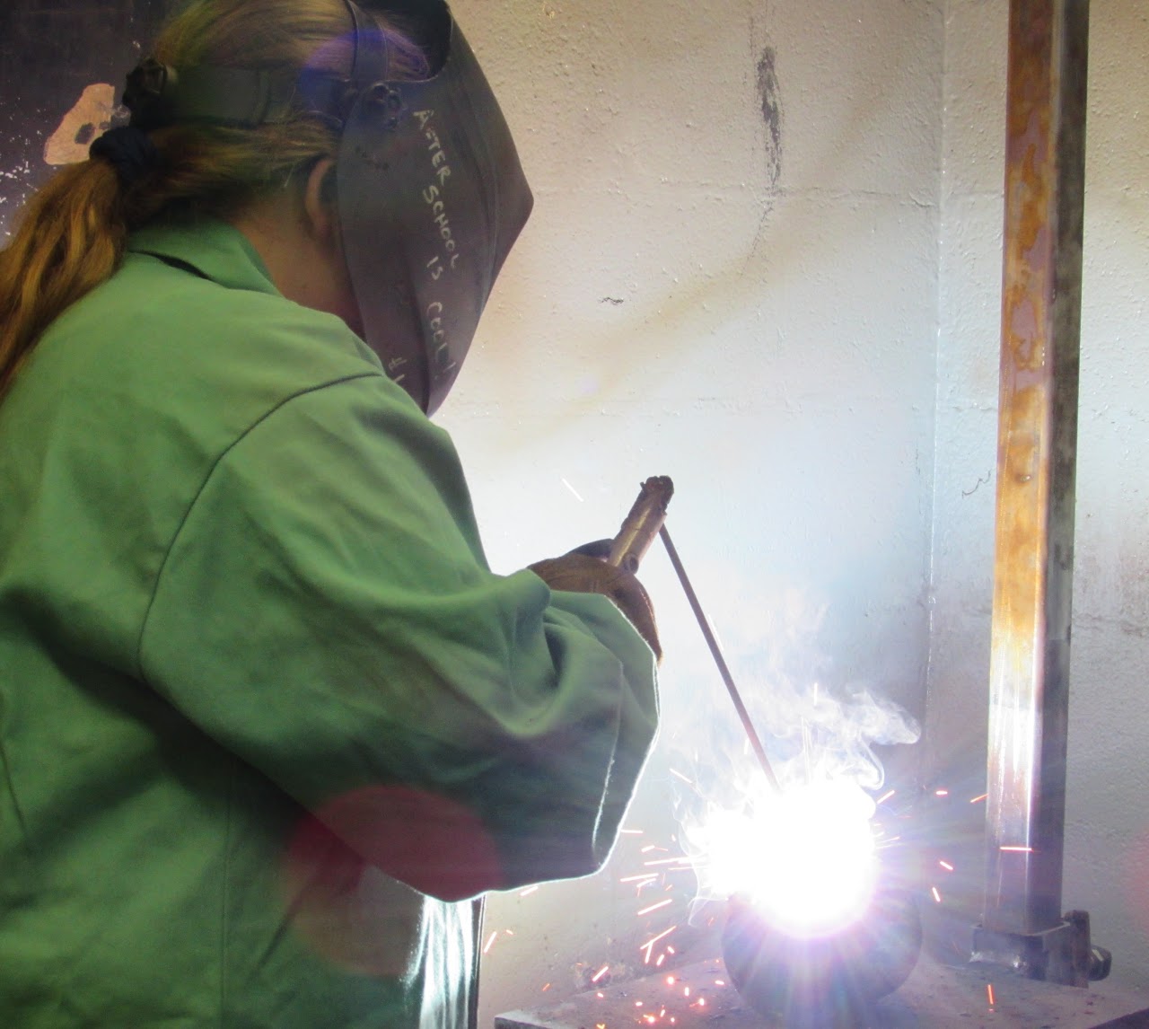 Student Welding