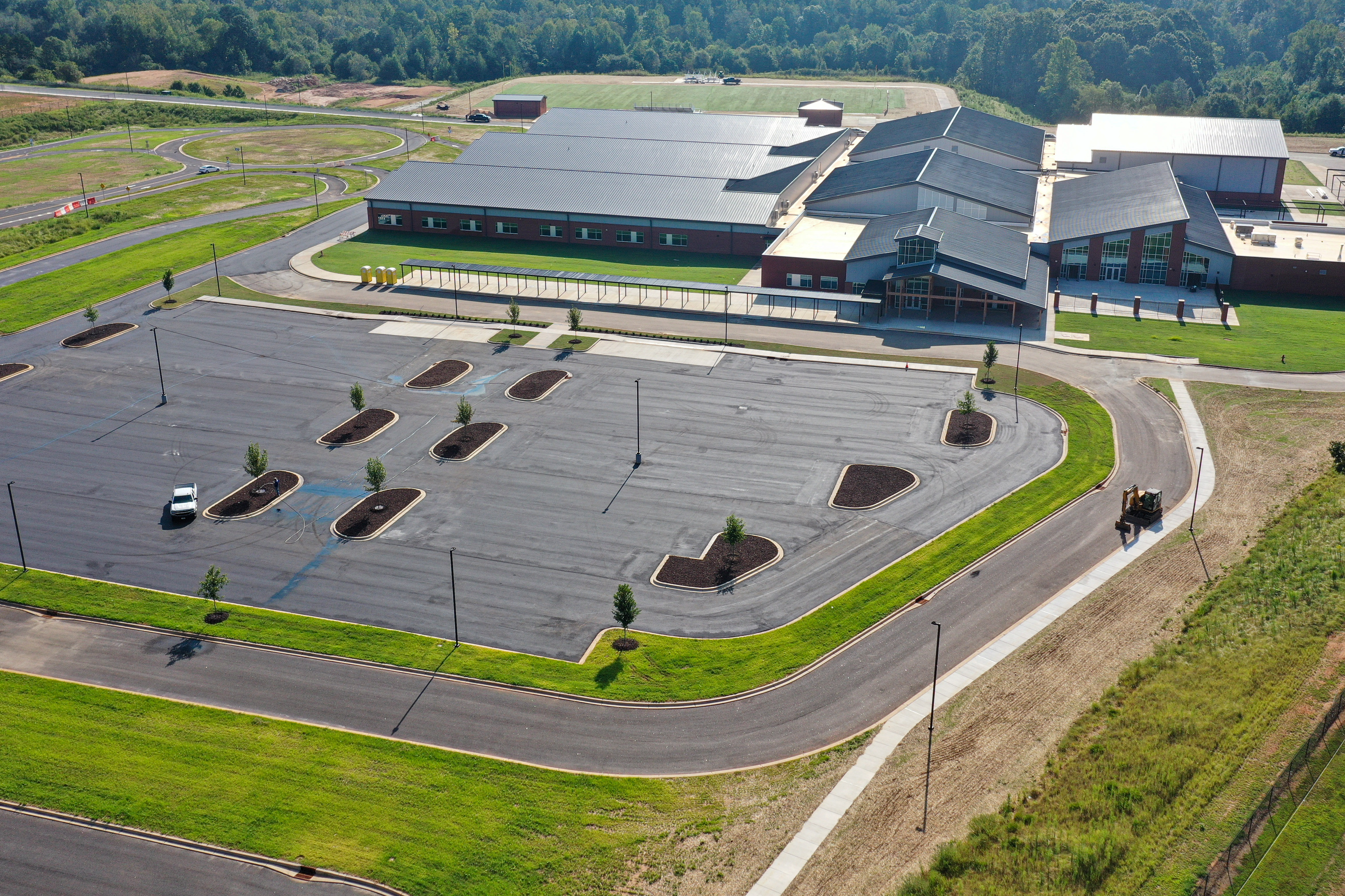 aerial view of Abner Creek Middle School