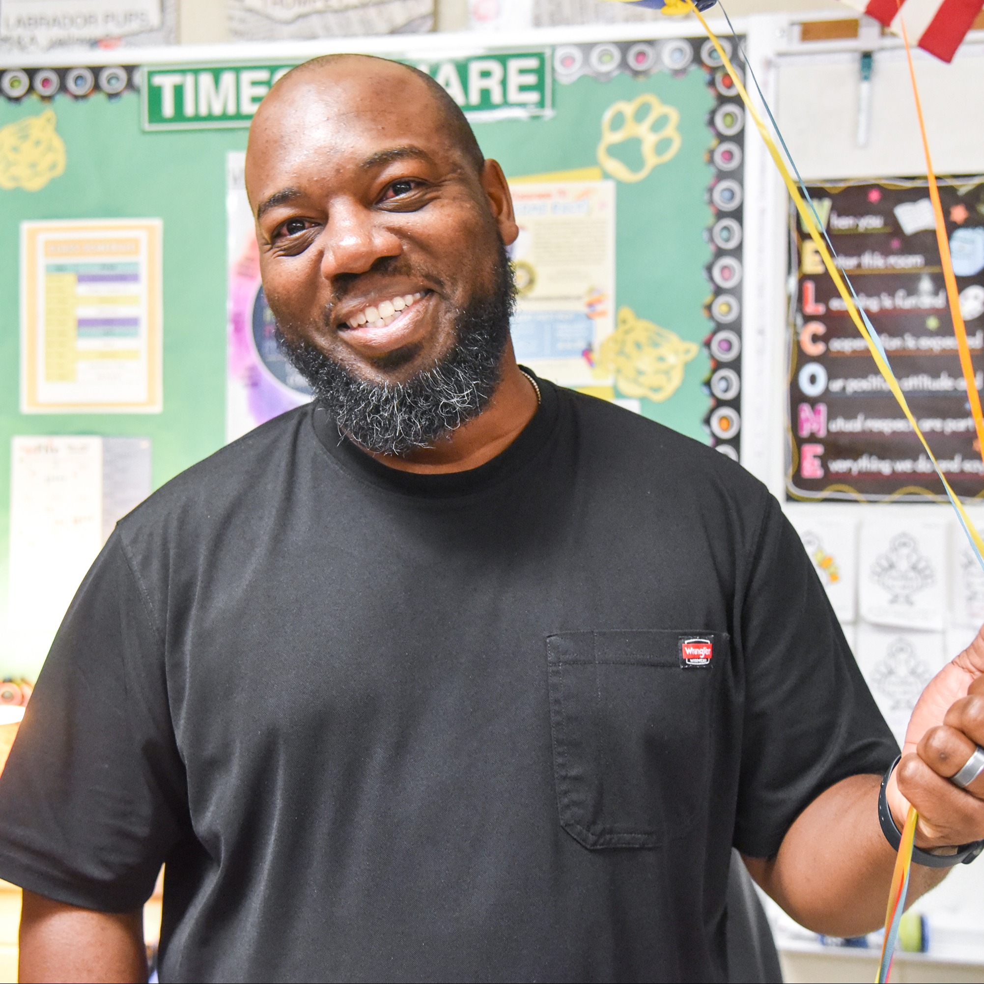 Brandon Haskins, District Five's Teacher of the Year
