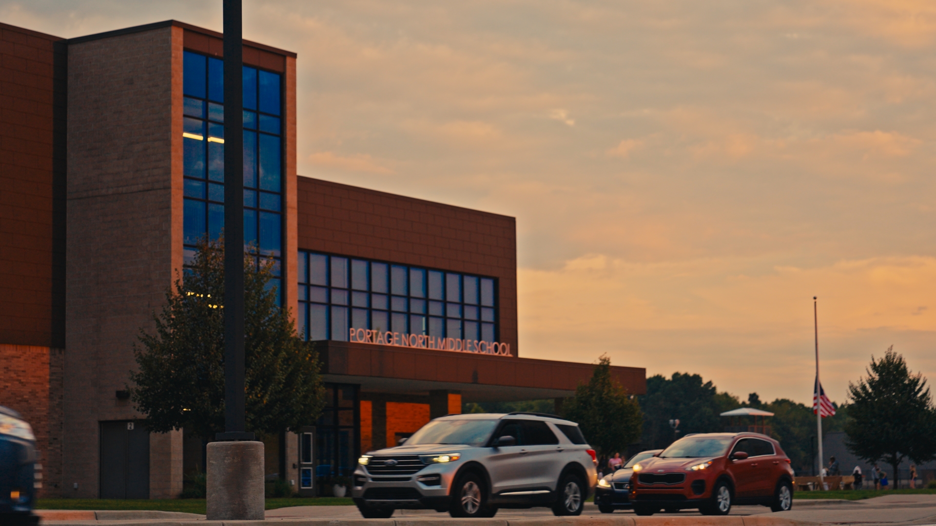 Front of North Middle School