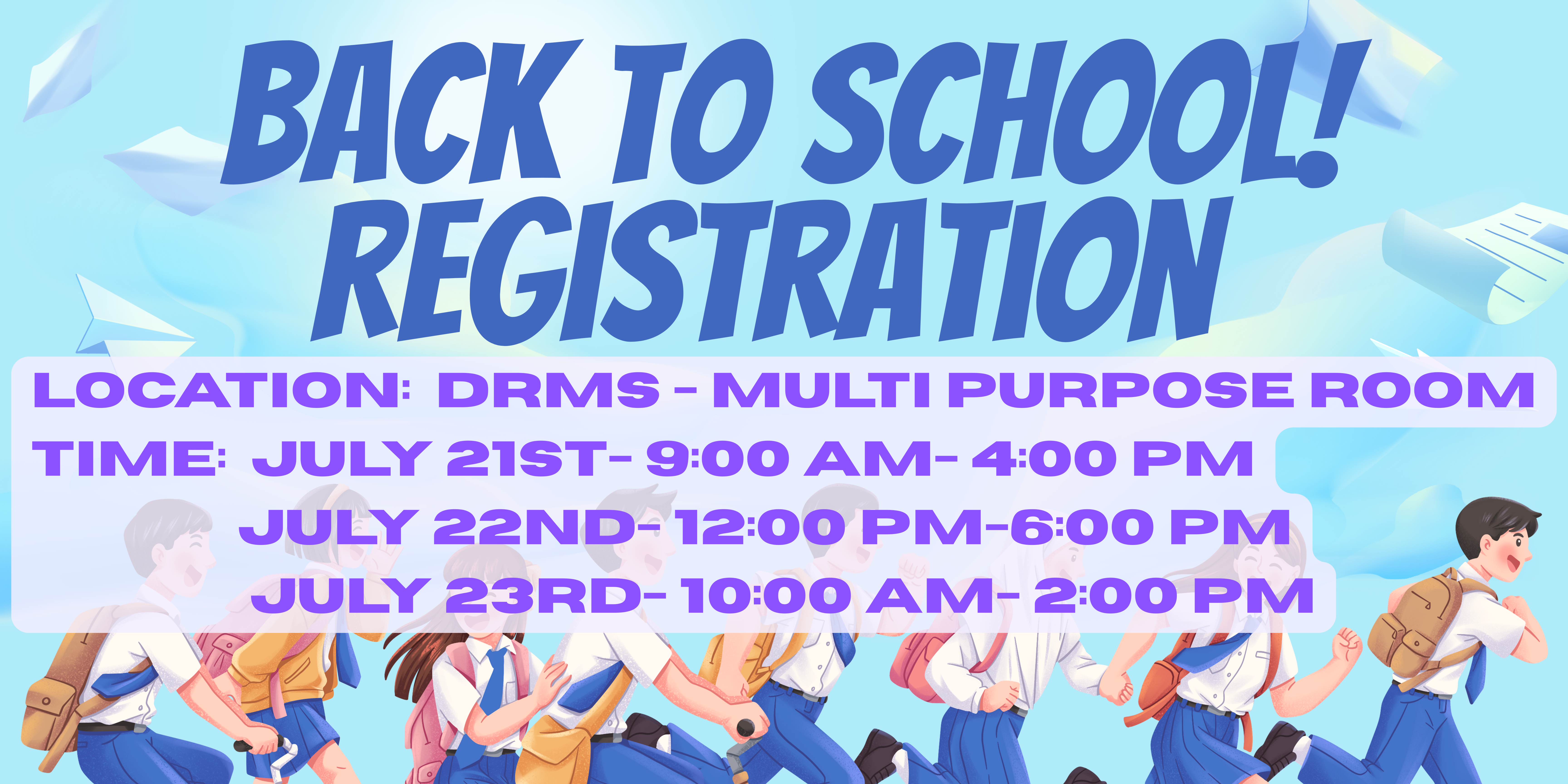 Registration Dates