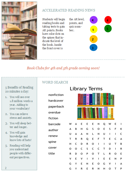 Library newsletter, page 2