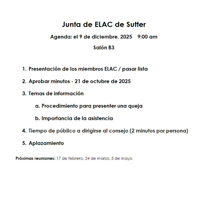 ELAC Spanish