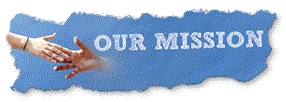 our mission with hands reaching out