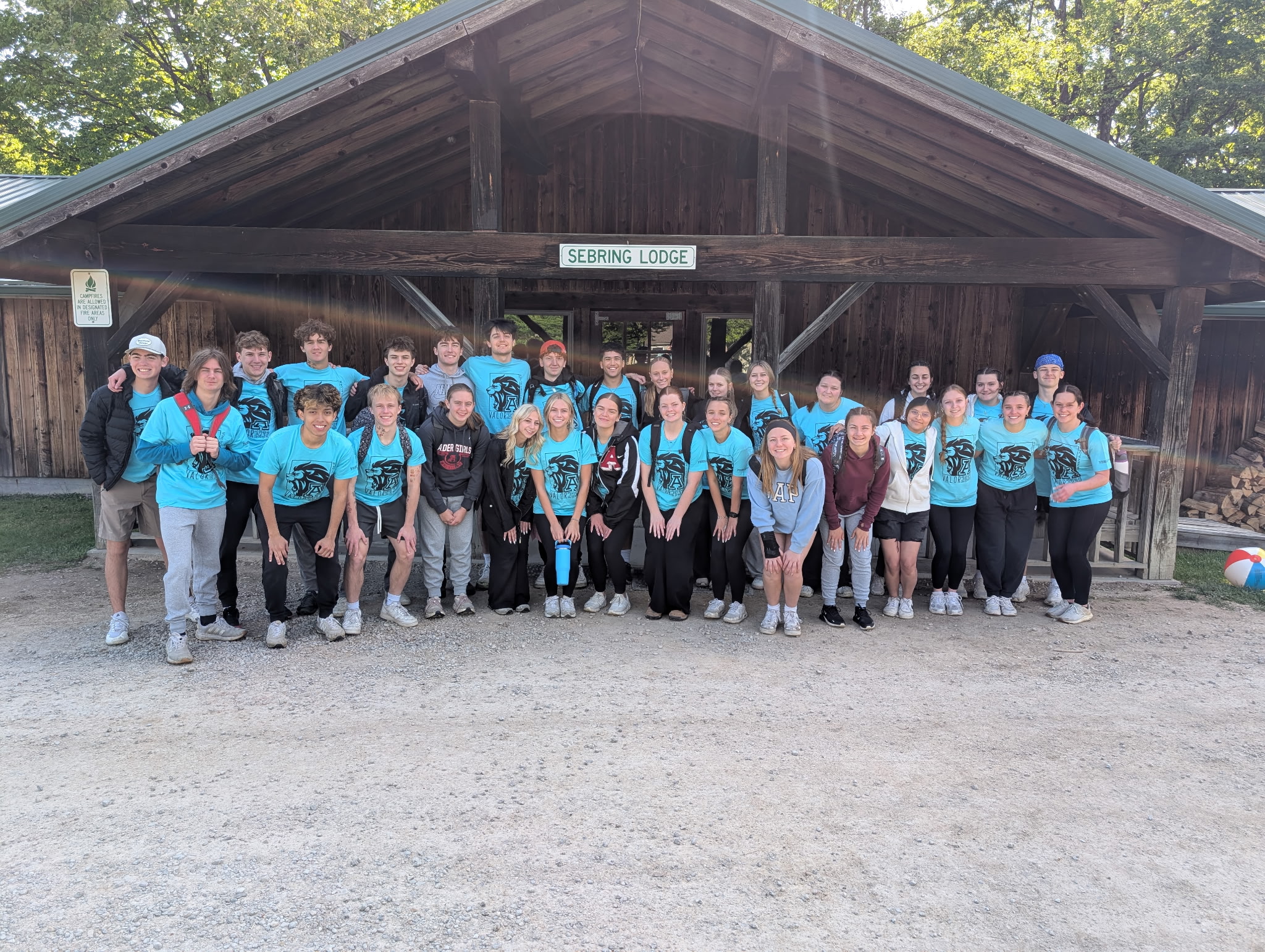 JAHS seniors as camp chaperones
