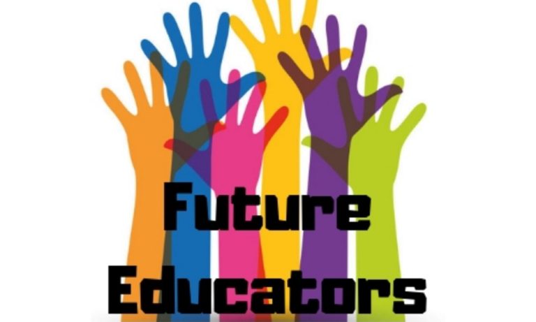 Future Educators Hands reaching up logo