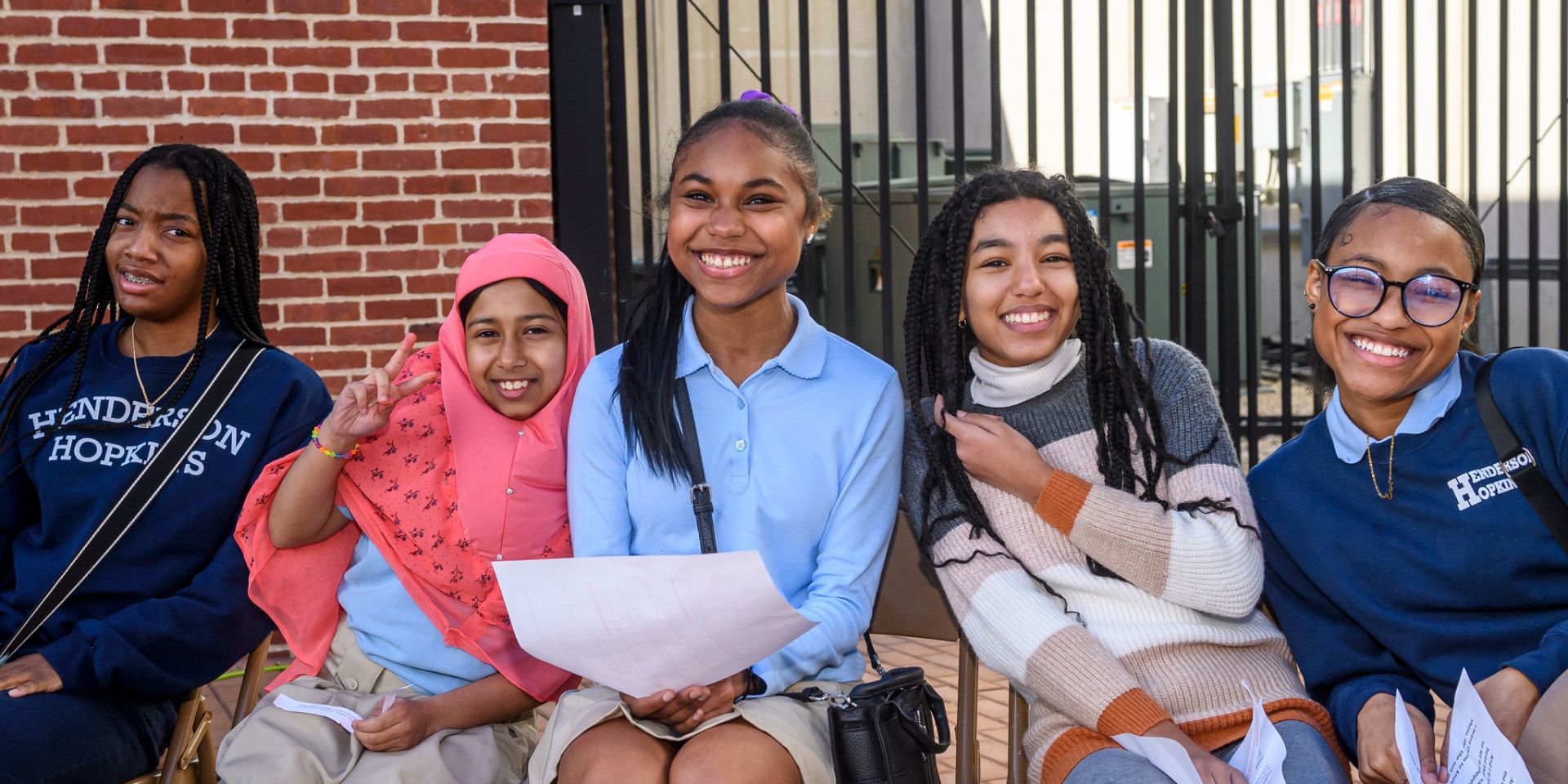 Five Girls Smiling