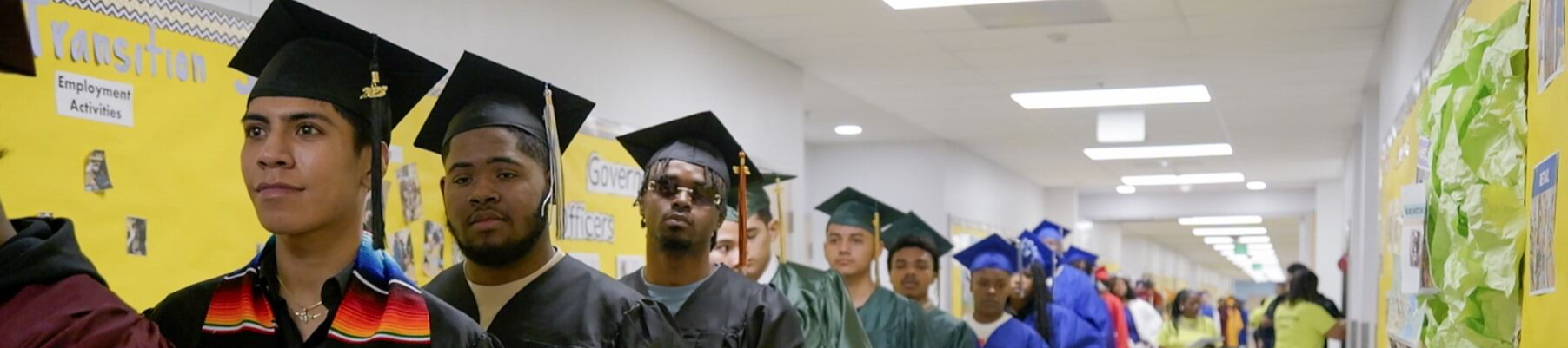 students graduating