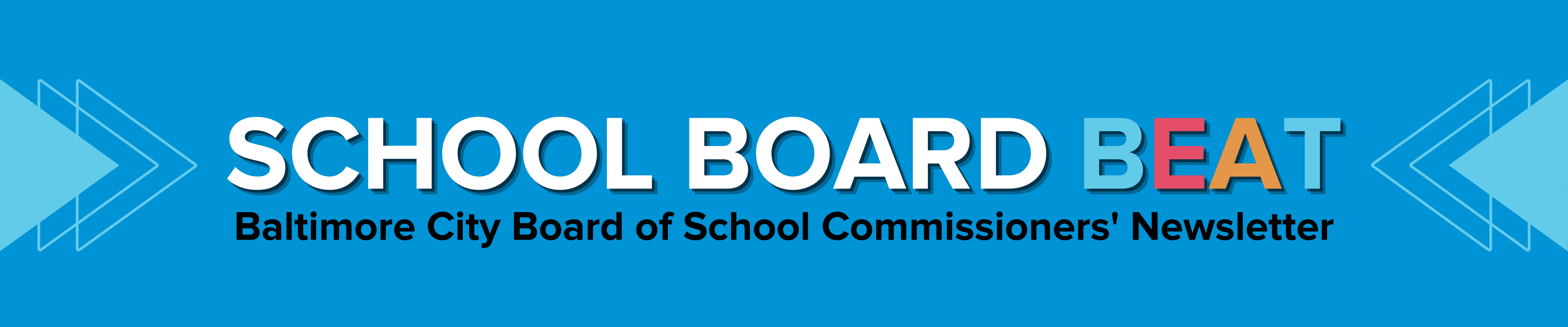 School Board Beat Newsletter banner