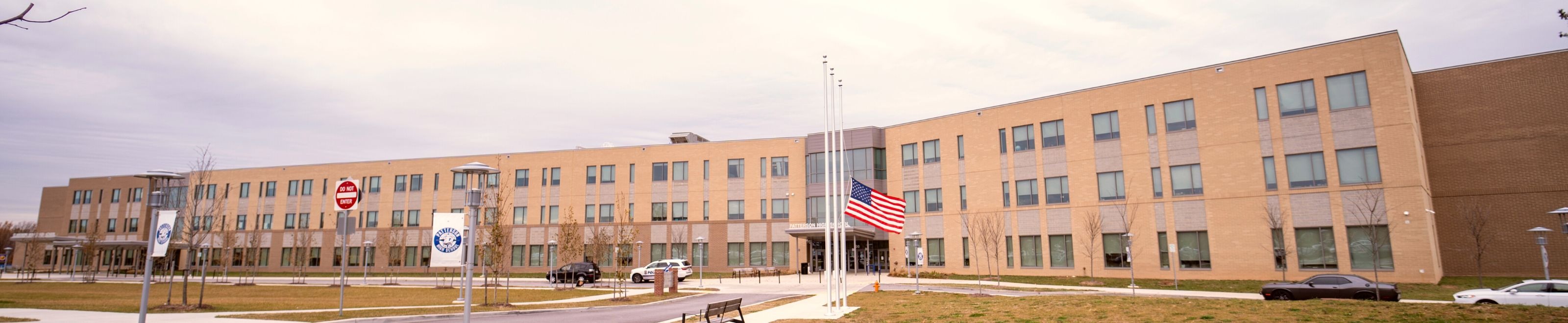 Patterson High School external building shot