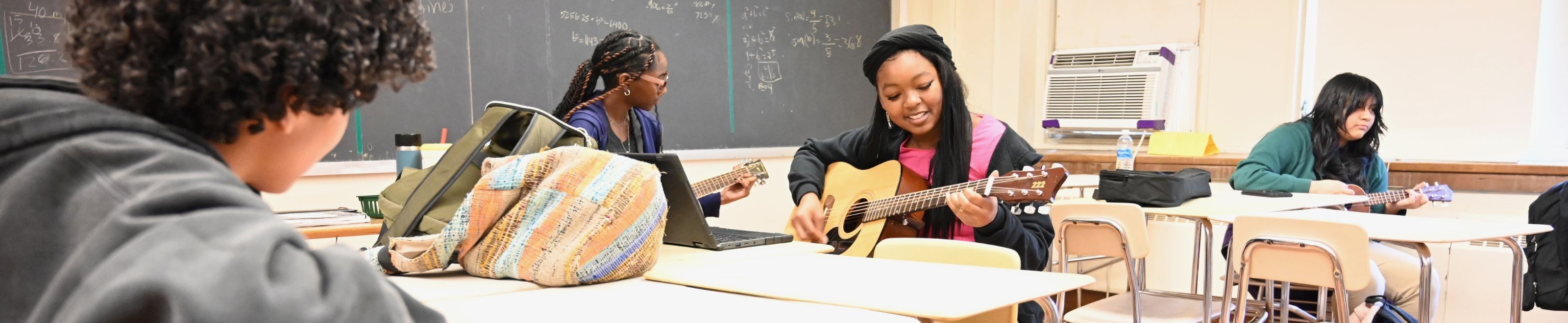 Music Teacher in Class