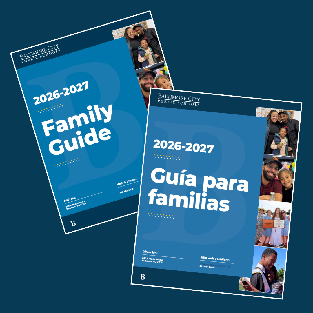 Photos of the covers of the Family Guide in English and Spanish