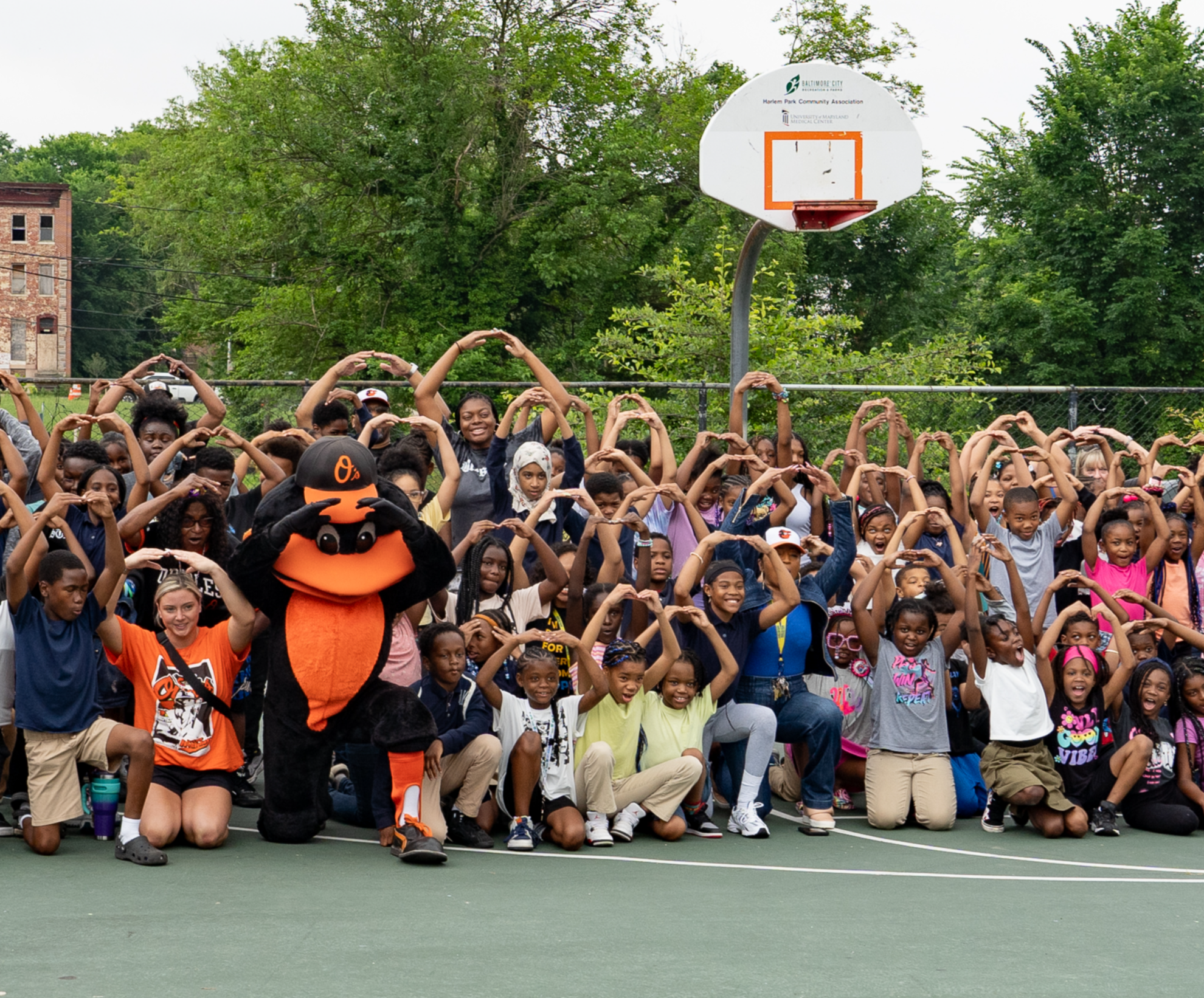 Orioles Play Ball Day at Harlem Park Elementary
