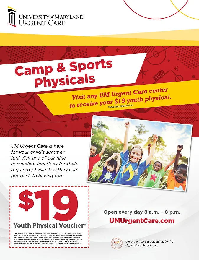 $19 Physical for Sports Voucher