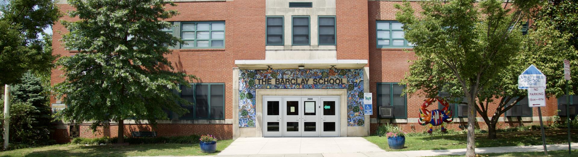 Front of the school