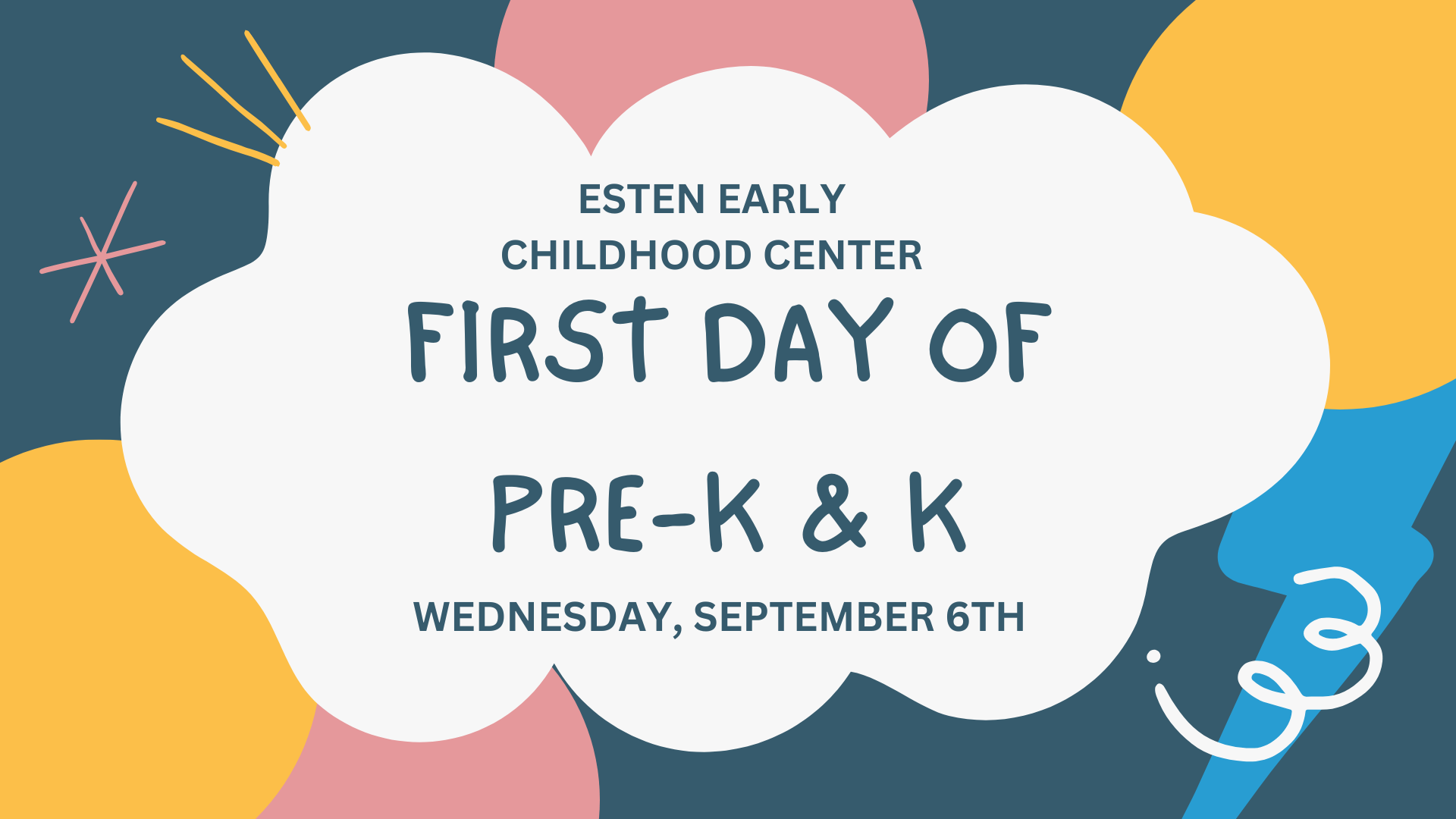 2023 First Day of Pre-K & K Wednesday September 6