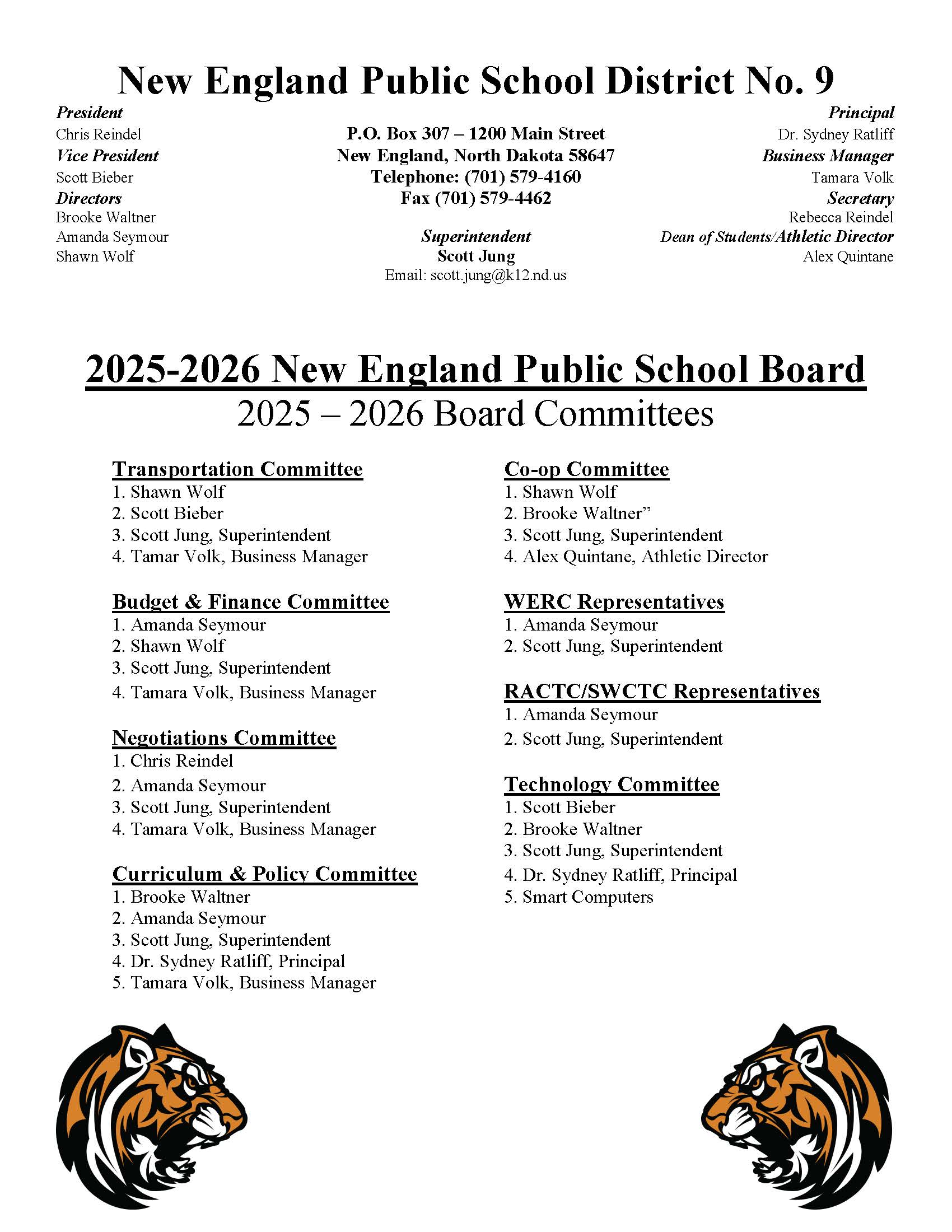 School Board Committees