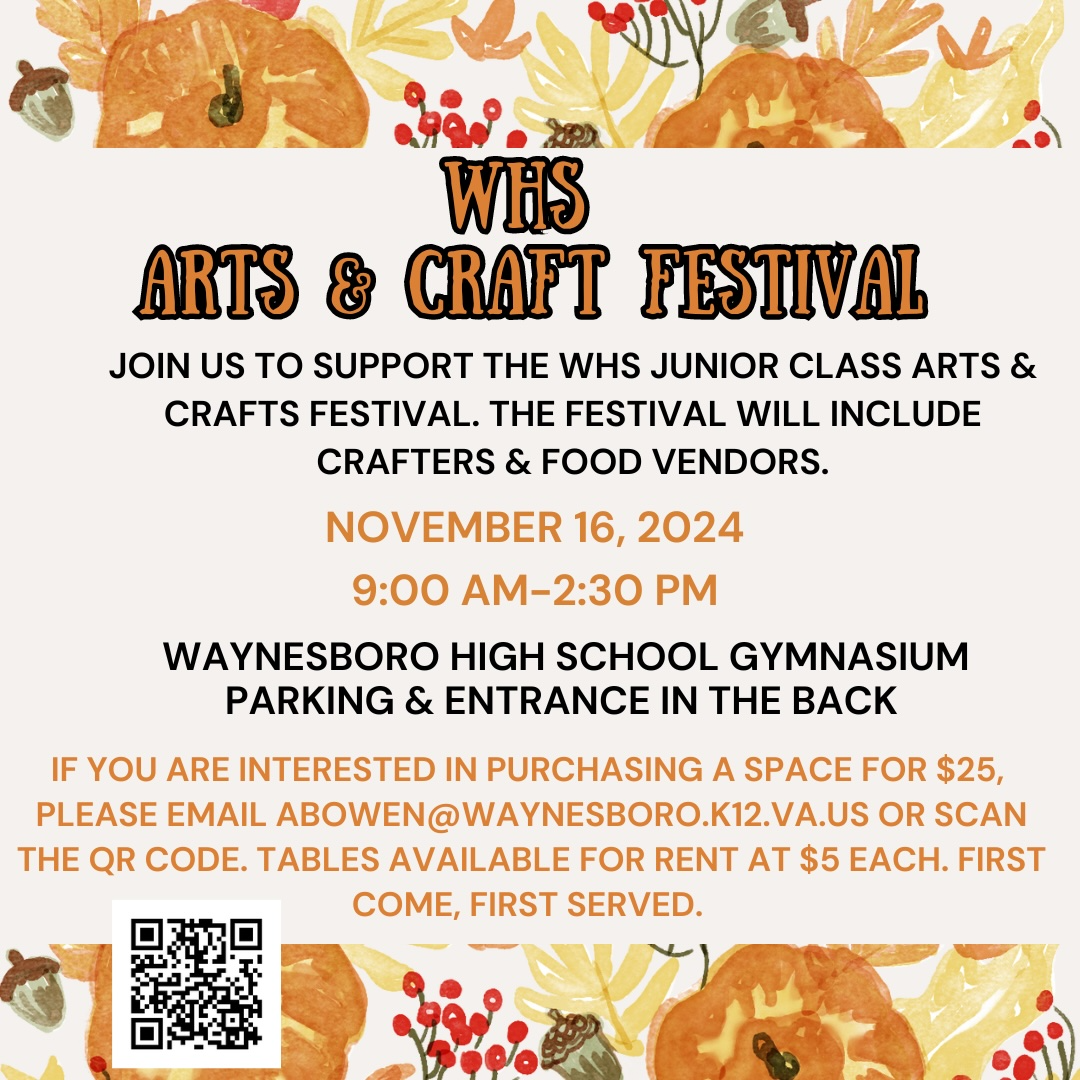 WHS Arts and Craft Festival