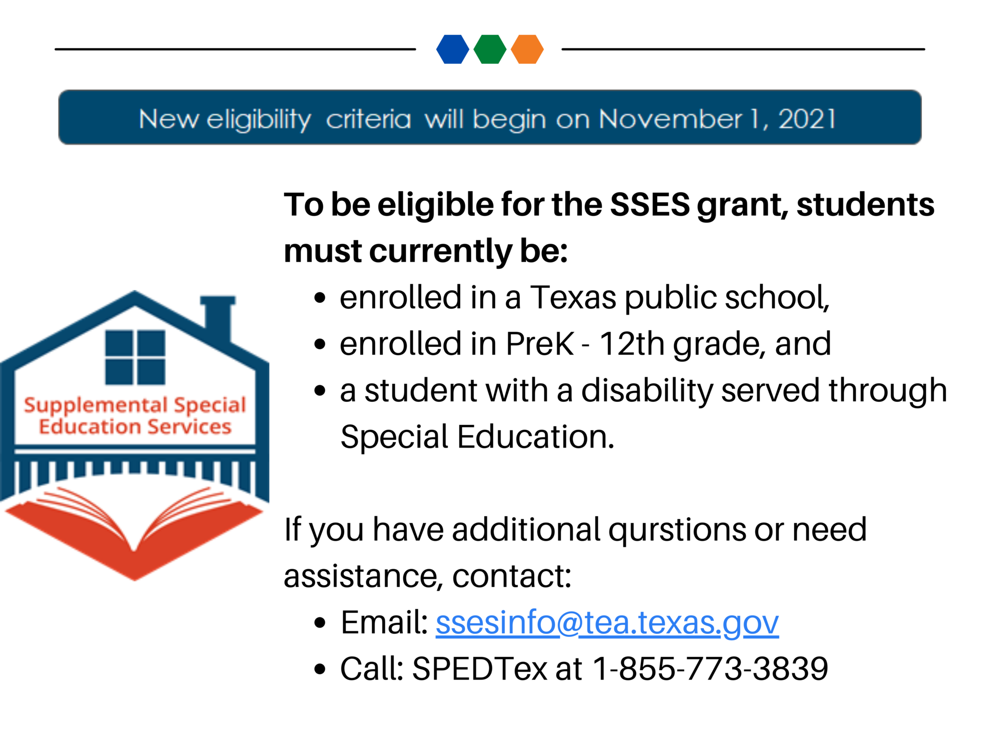 Supplemental Special Education Services flyer - page 2
