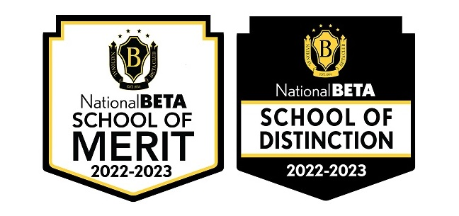 National BETA School of Merit and School of Distinction 2022-2023