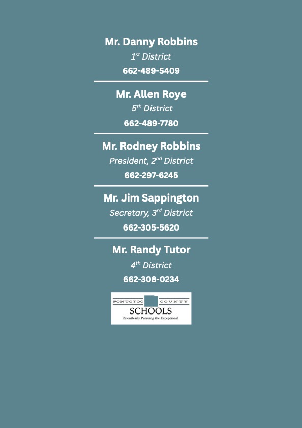 PCSD Board Members 2026