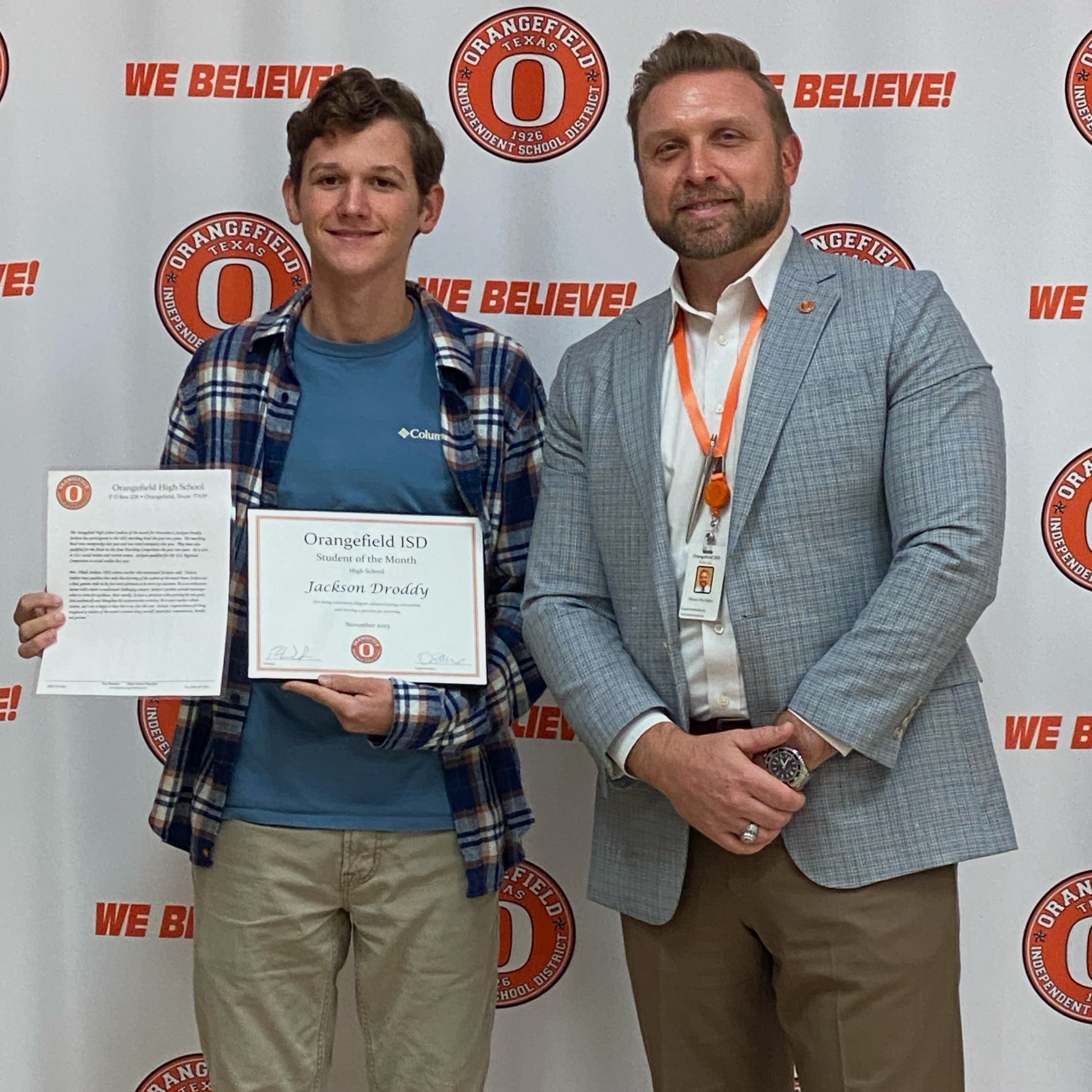 OHS Student of the Month
