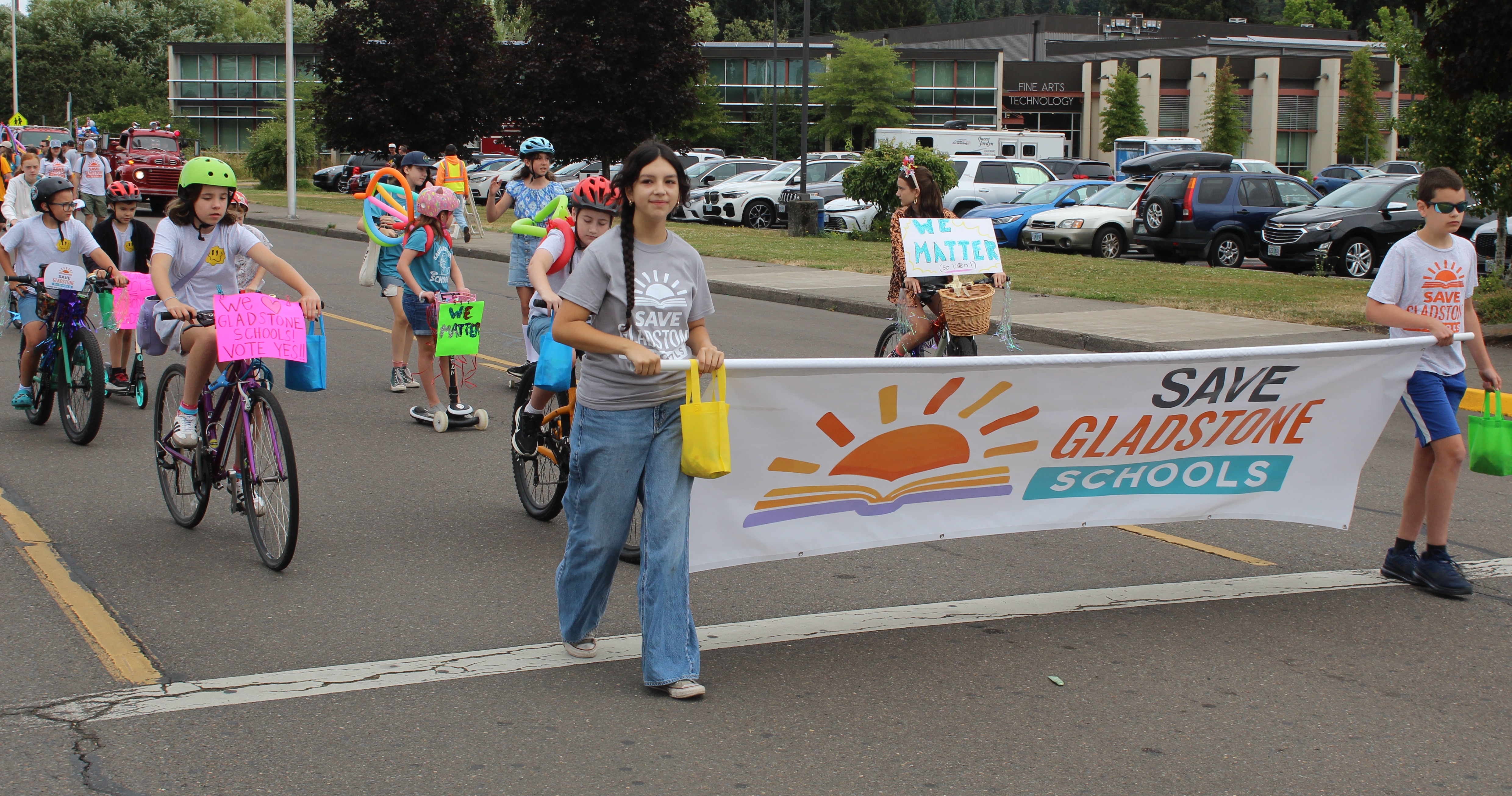 save gladstone schools parade