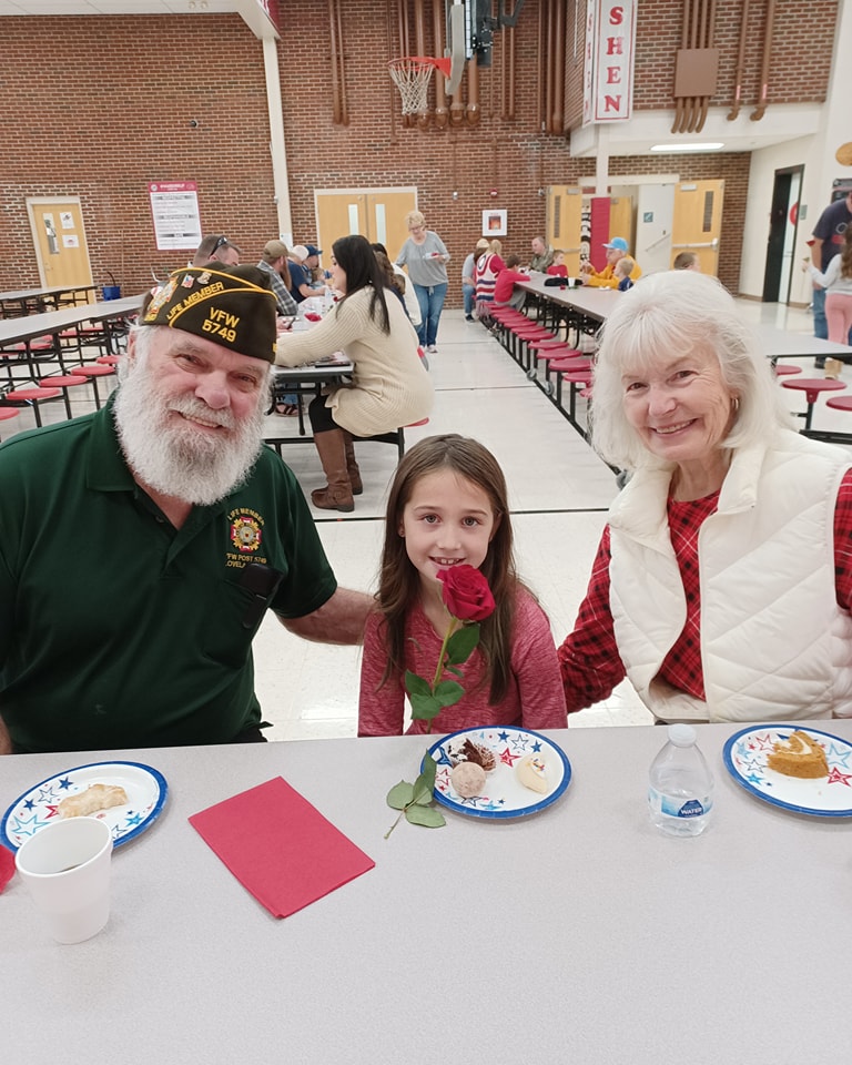 veteran with child