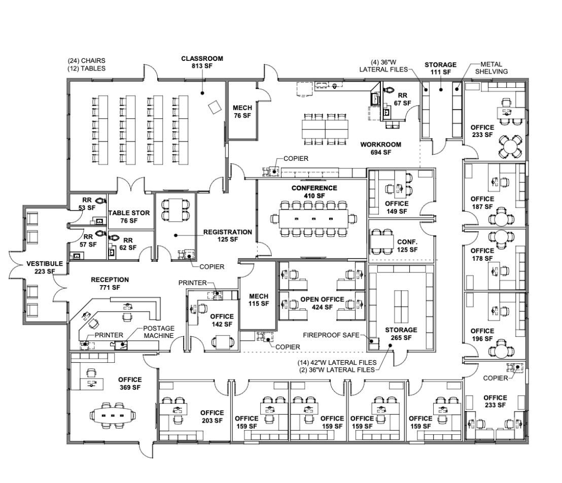 Rendering of new board office