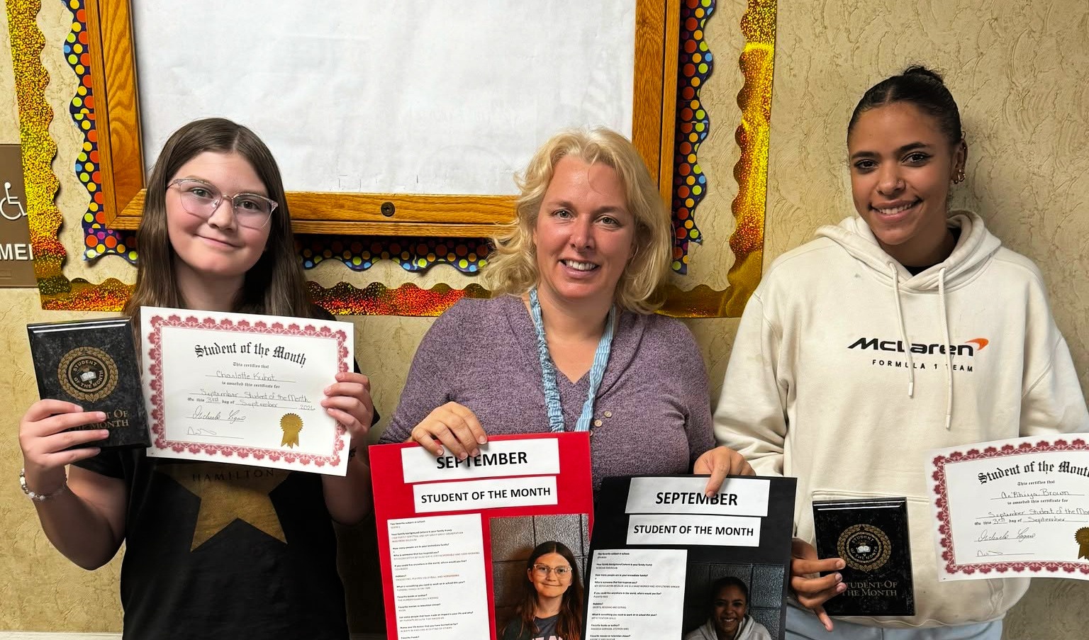 PJHS Student of the Month
