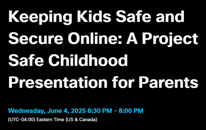 Online safety seminar