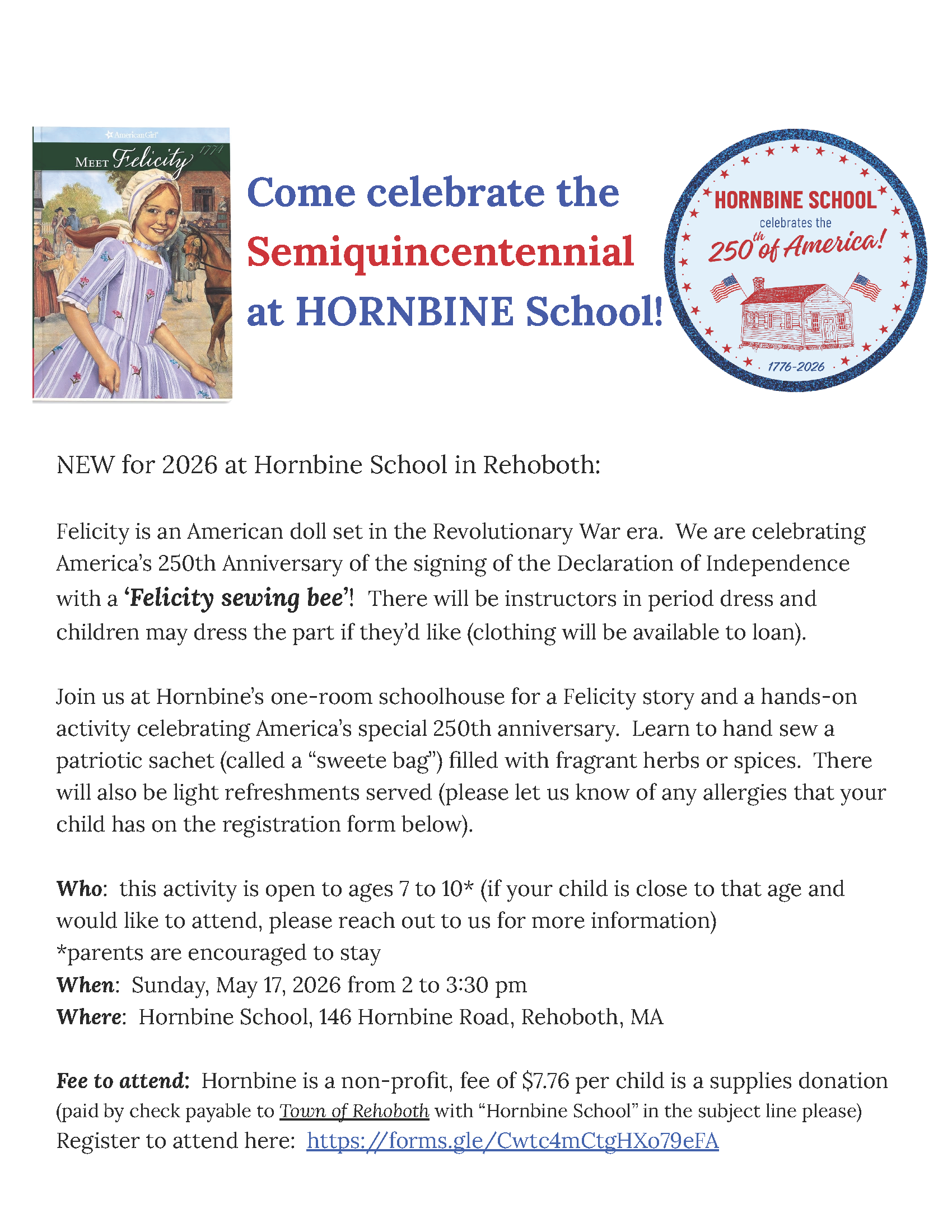 Hornbine Celebration