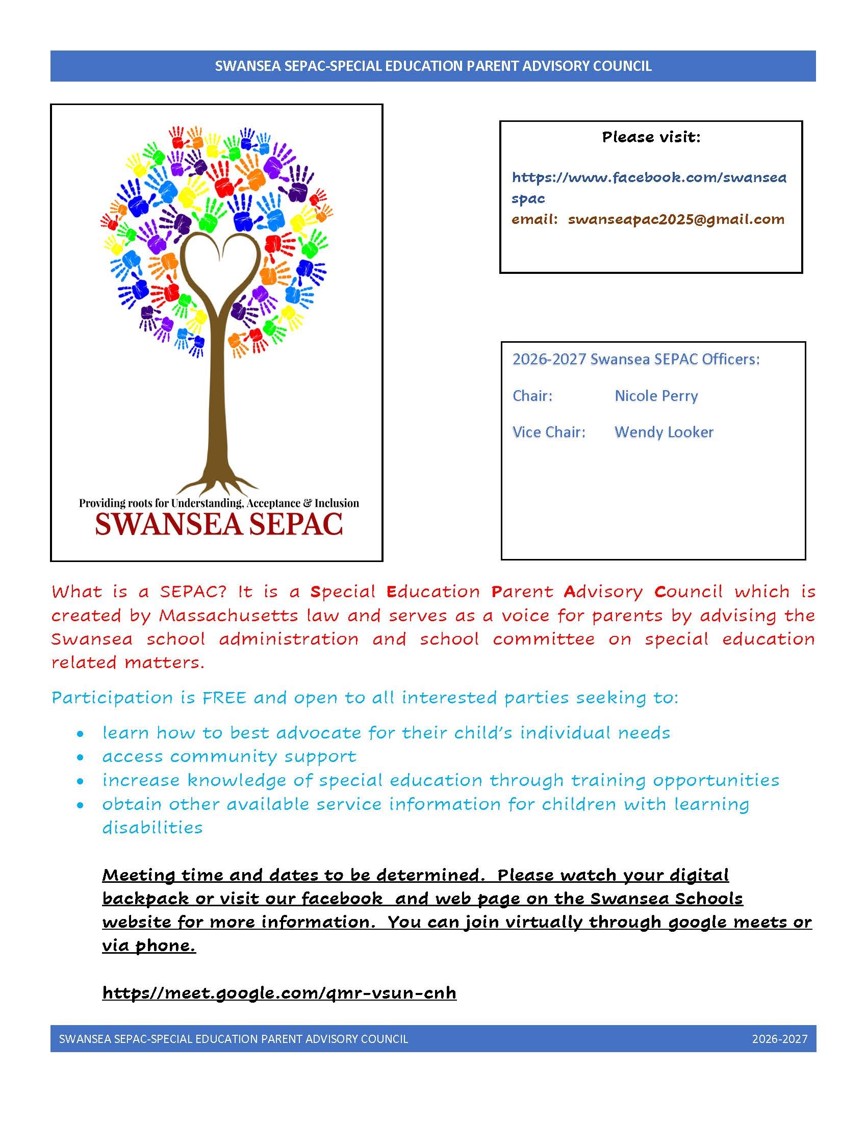 SEPAC Flyer 26-27