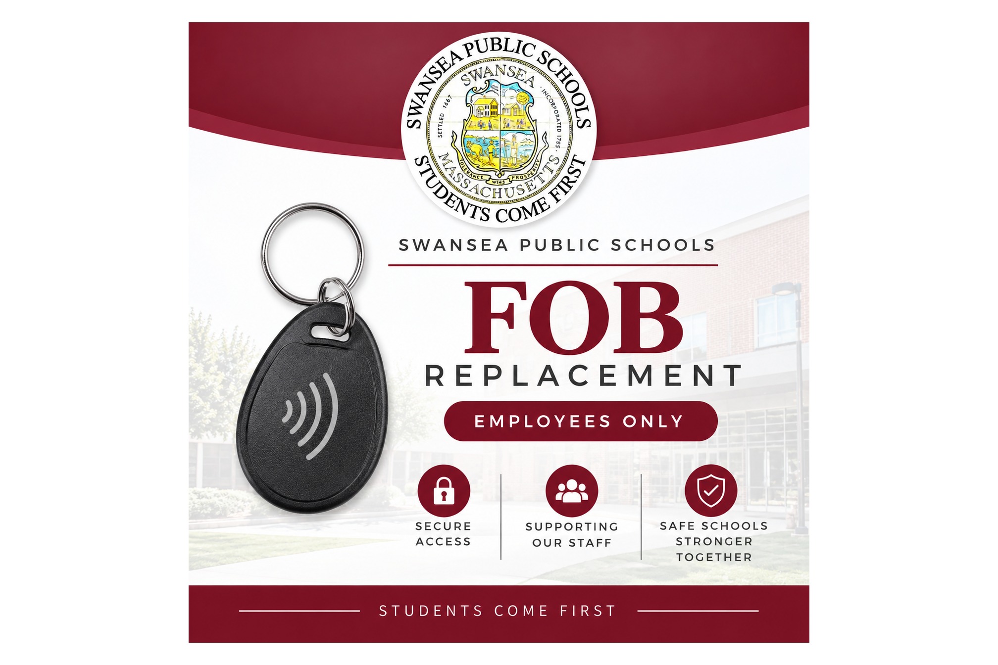 Fob replacement fee payment link