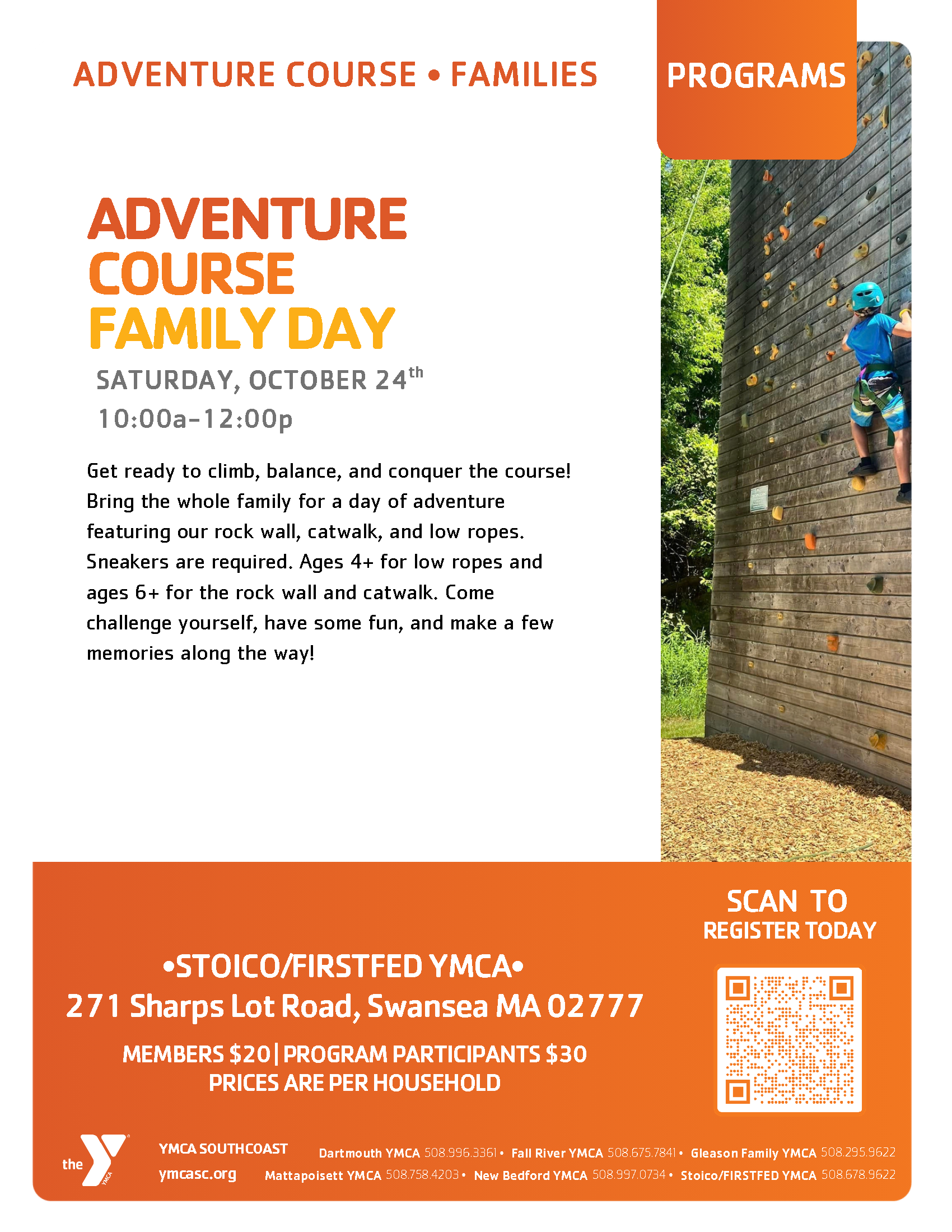 Family Day at YMCA 10-24-2026