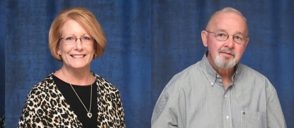 Lincoln County Schools Support Staff of the Year Overall Winners - Roxanne Thomas for Operations Division & Stan Davis for the School Division.  