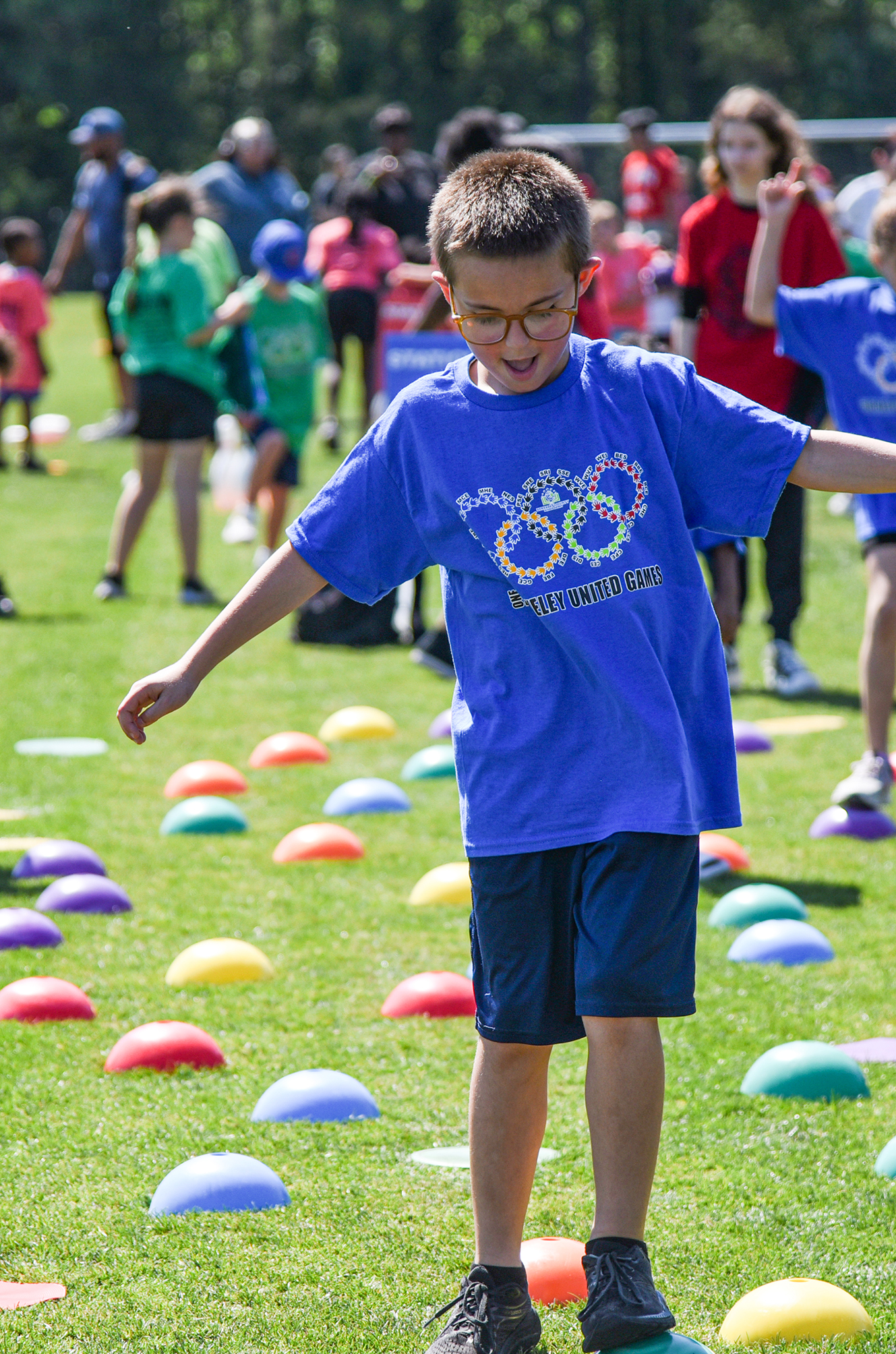 SRE student on obstacle course