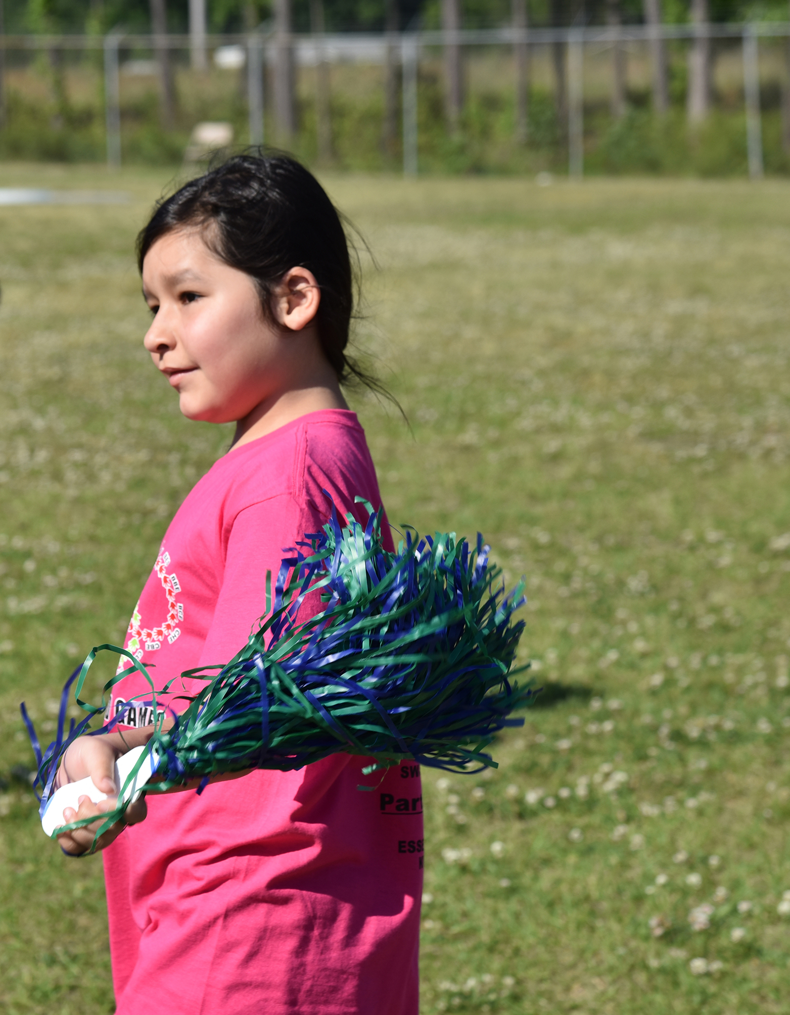 SSE girl with pompom