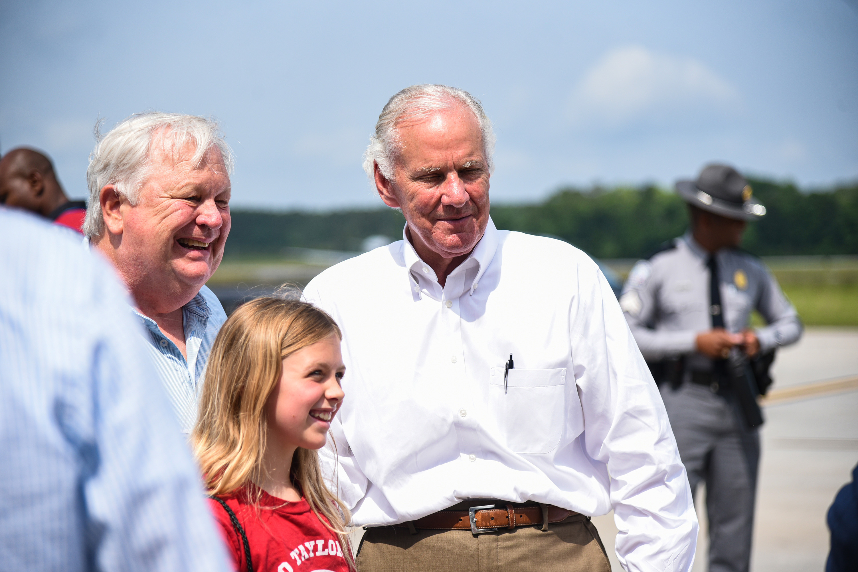 henry mcmaster with student