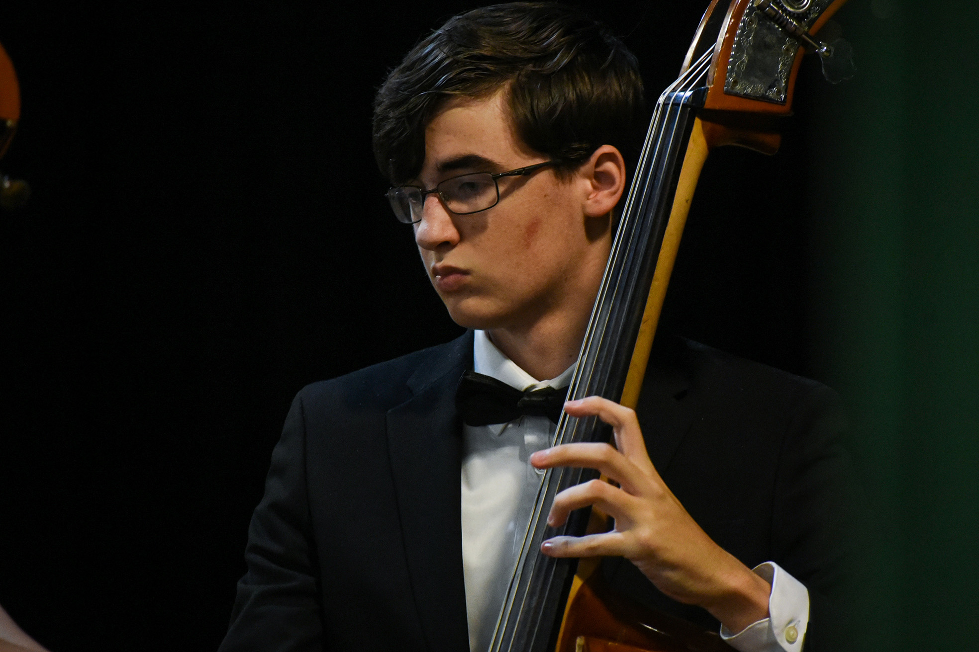 SHS orchestra performing