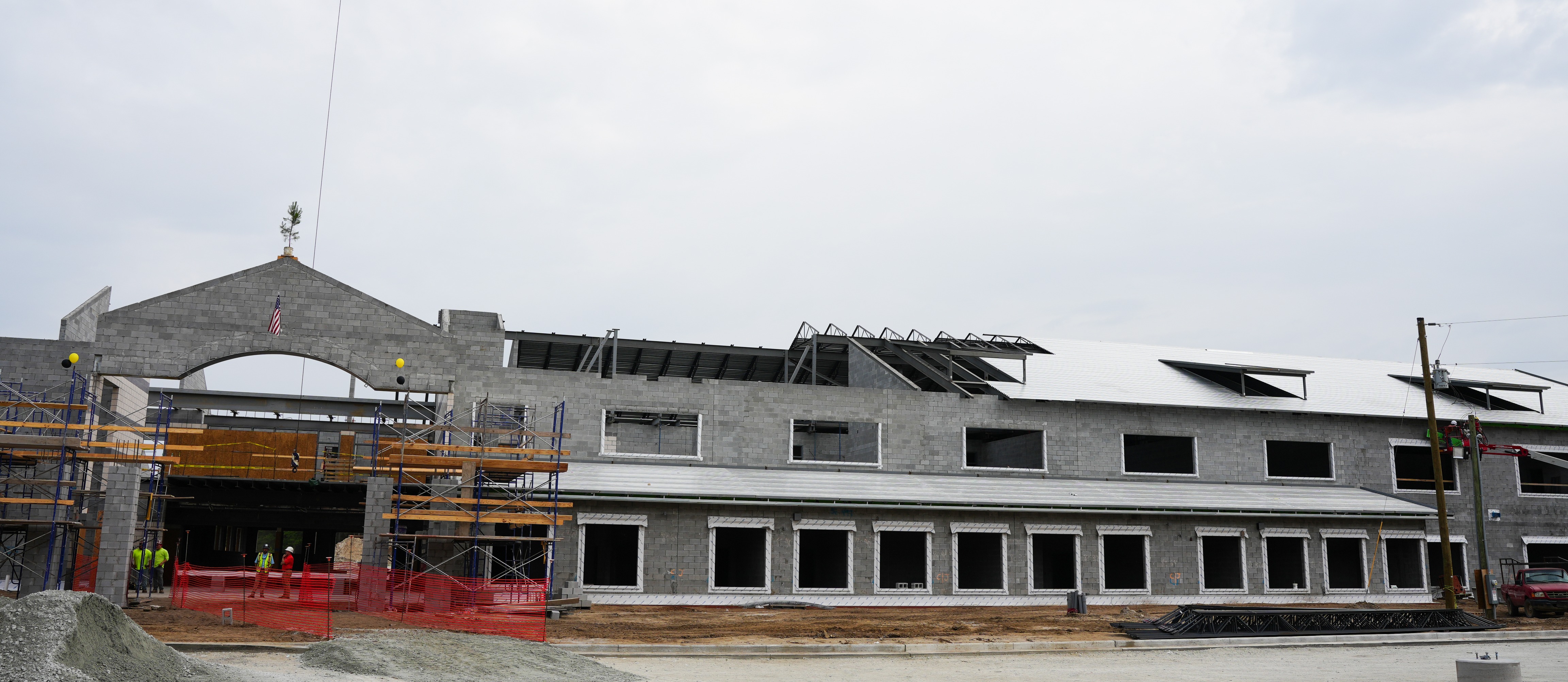 school under construction