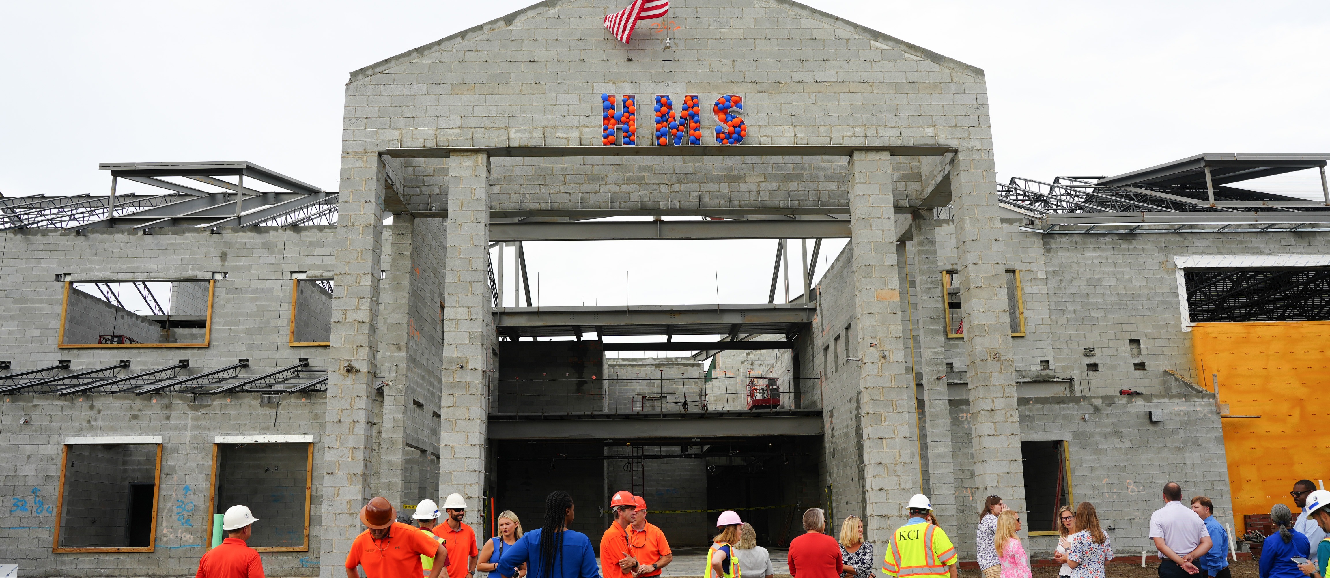 front of new HMS